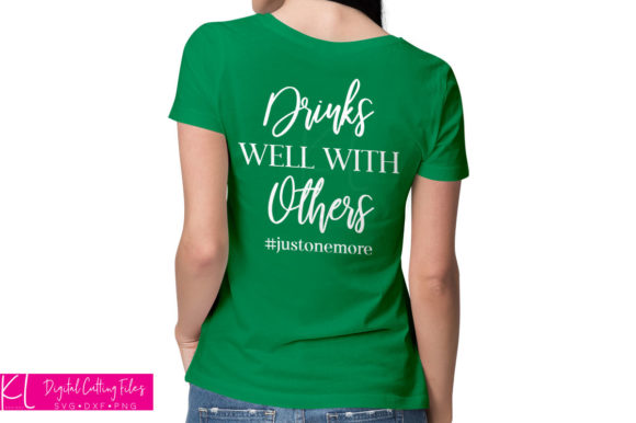Drinks Well with Others Graphic Design for Crafts