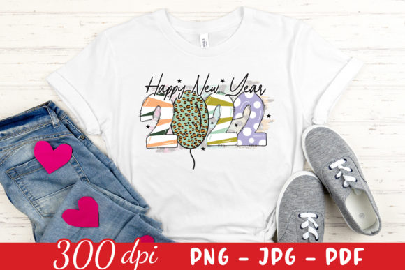 Happy New Year 2022 PNG - New Year PNG for Crafts and Graphics