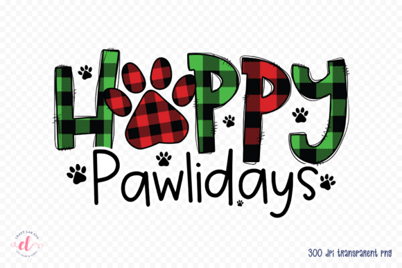 Happy Pawlidays PNG for Local Business Branding