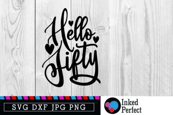 Hello Fifty Hand-Lettered Font for Crafts and Graphics