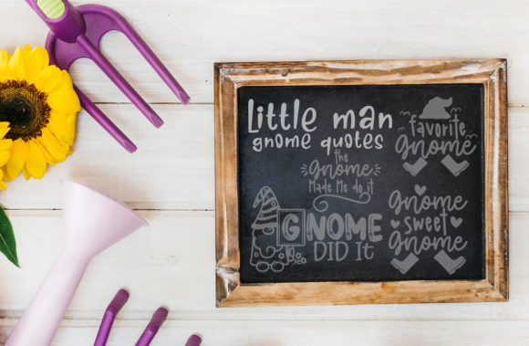 Little Man Gnome Quotes for Crafts and Graphics