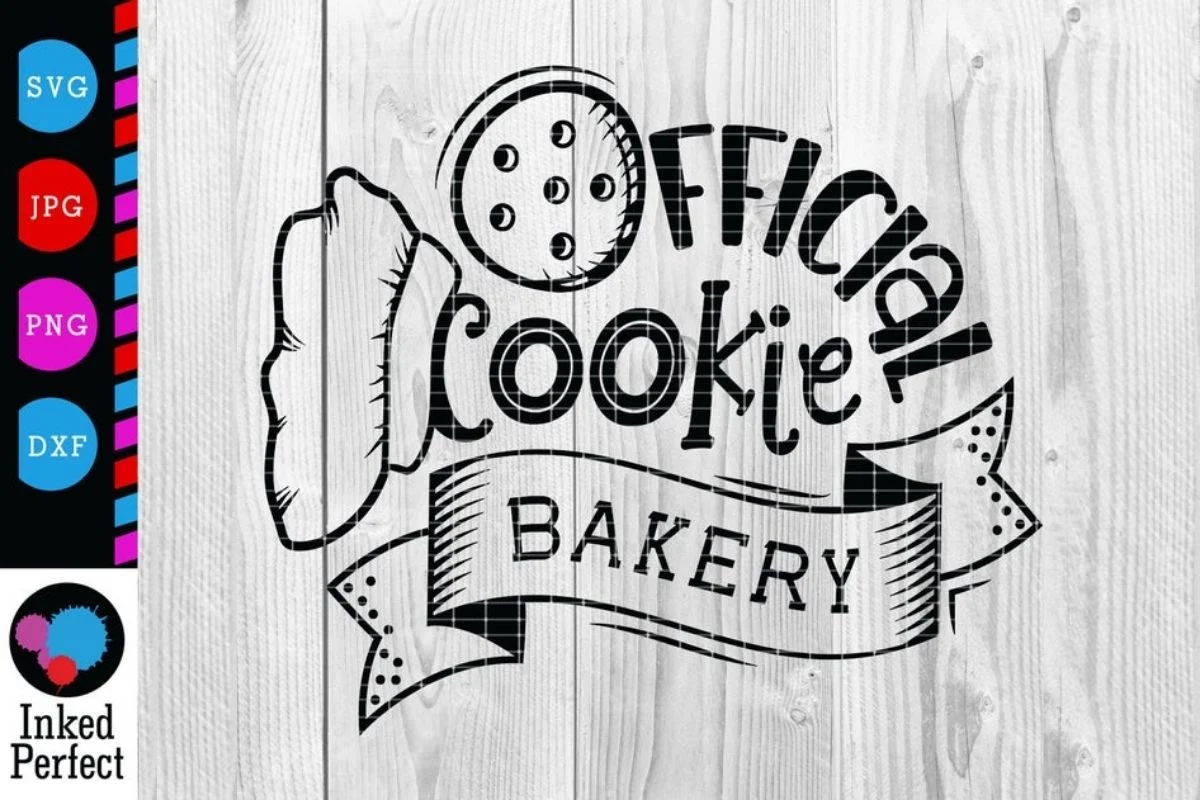 Official Cookie Bakery - Funny Christmas Graphics for Crafts